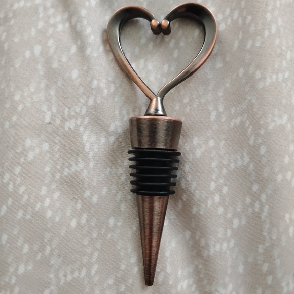 Other - Wine Bottle Stopper NWOT Heart Shaped Bundle Only With Minimum One Item